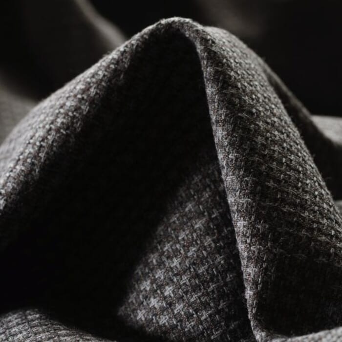 Tweed Schurwolle mit Baumwolle grau taupe