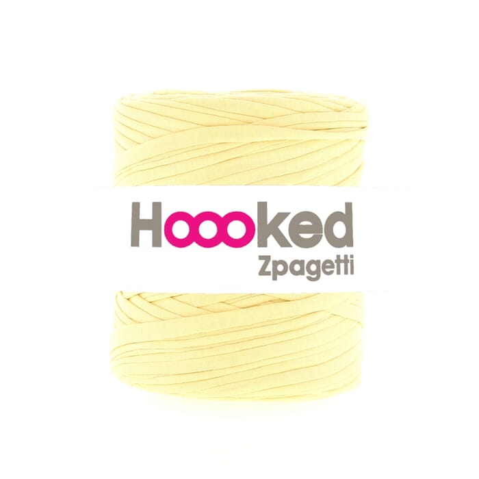Hoooked Zpagetti Garn vanillle gelb 