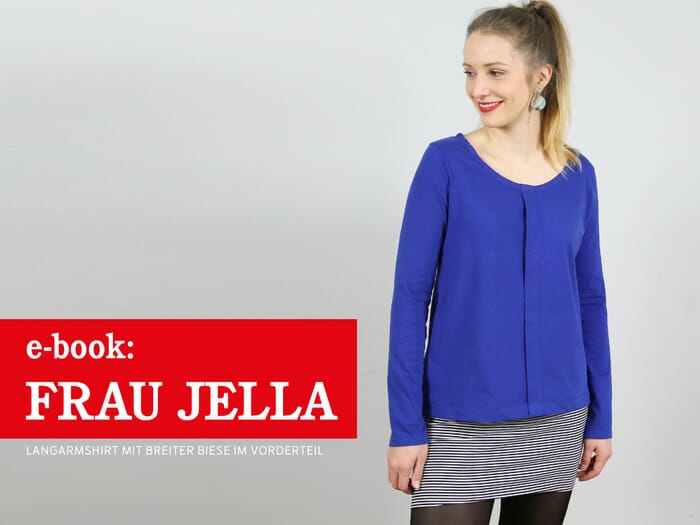 FRAU JELLA • Langarmshirt mit breiter Biese, e-book