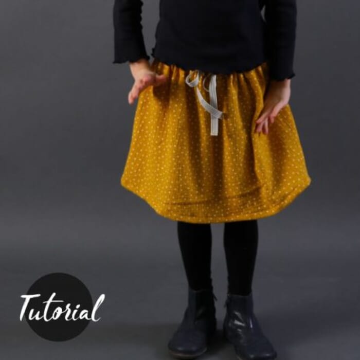 Quick-Skirt aus Musselin nur Videotutorial