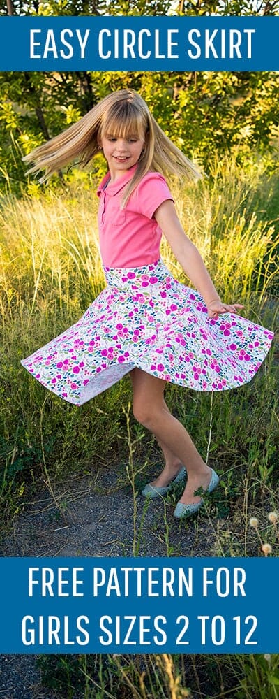 Circle skirt hotsell pattern for child