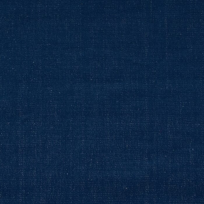 Bio Baumwolle Canvas garngefärbt blau