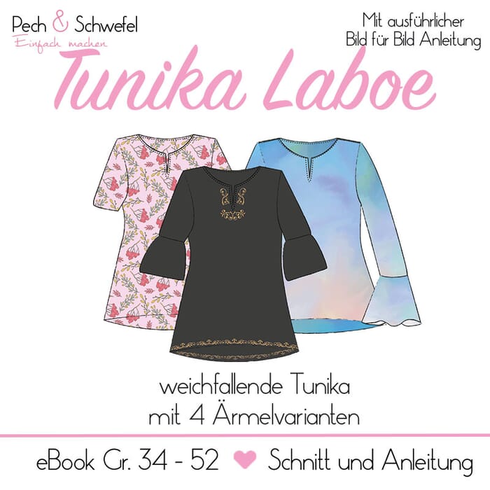 E-Book Tunika “Laboe” für Damen Gr. 34 – 52 