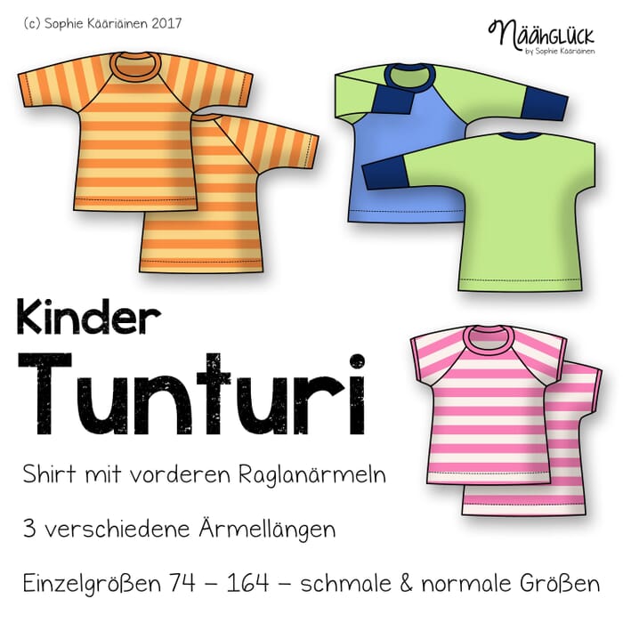 Tunturi – Kindershirt Größe 74 – 164